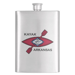 Kayak Arkansas Flagga Fickplunta