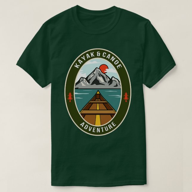 Kayak & Canoe Äventyr T Shirt (Design framsida)