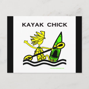 Kayak Chick Design & Sak Vykort