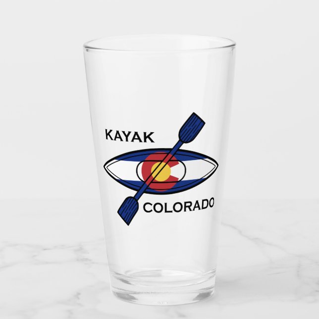 Kayak Colorado Flagga Glaskopp (Framsida)