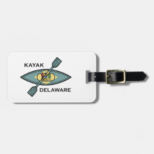Kayak Delaware Flagga Bagagebricka