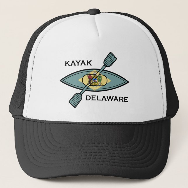 Kayak Delaware Flagga Keps (Framsida)