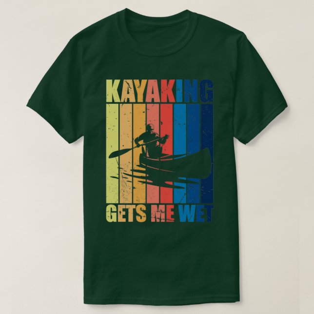 Kayak-design för kanoeister eller kursutbildning t shirt (Design framsida)