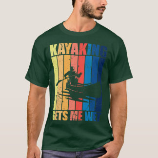 Kayak-design för kanoeister eller kursutbildning t shirt