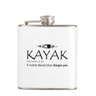 Kayak, en mobil enhet som laddar dig fickplunta