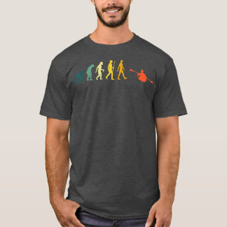 Kayak Evolution Retro Canoe Development Canoe T Shirt