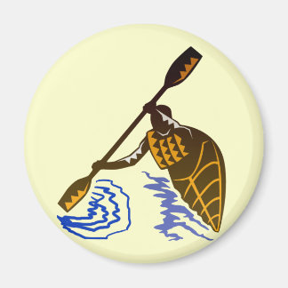 Kayak Excitement Magnet