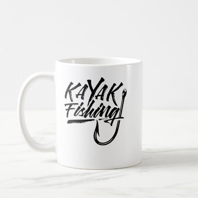Kayak Fishing_894 Kaffemugg (Vänster)