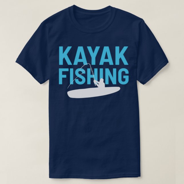 Kayak Fishing Angling Kayaker Rower Fisherman Gift T Shirt (Design framsida)