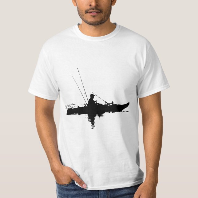 Kayak Fishing Kayaking  T Shirt (Framsida)