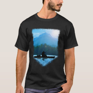 Kayak Fishing Pedal Drive Kayak Angler Fisherman T Shirt