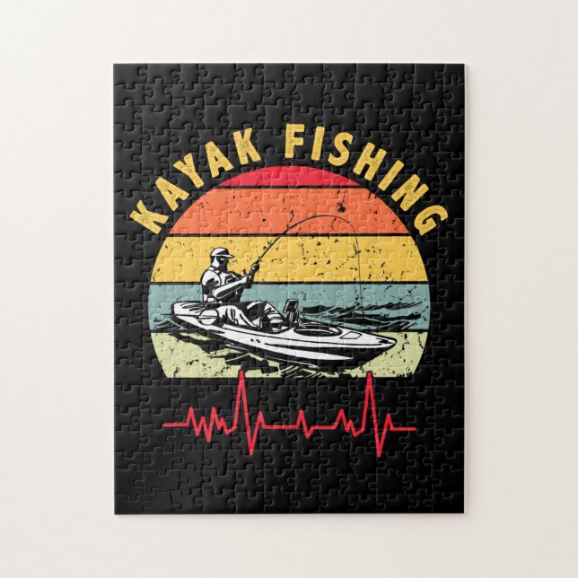 Kayak Fishing Pussel (Vertikal)