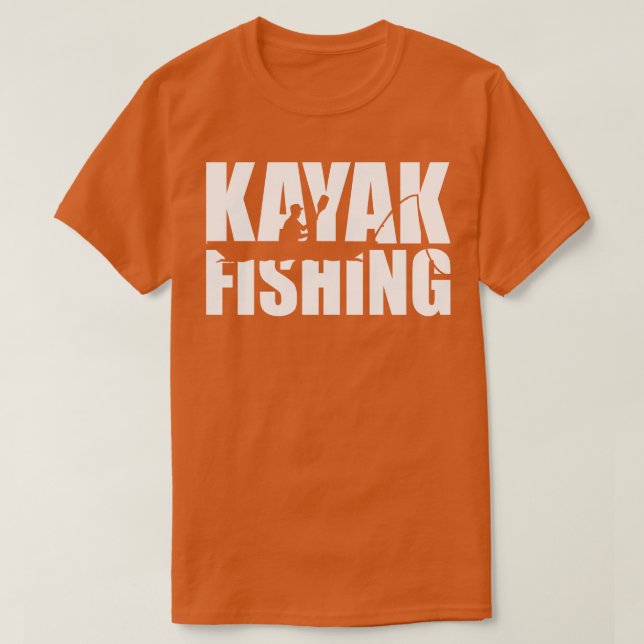 Kayak Fishing T Shirt (Design framsida)