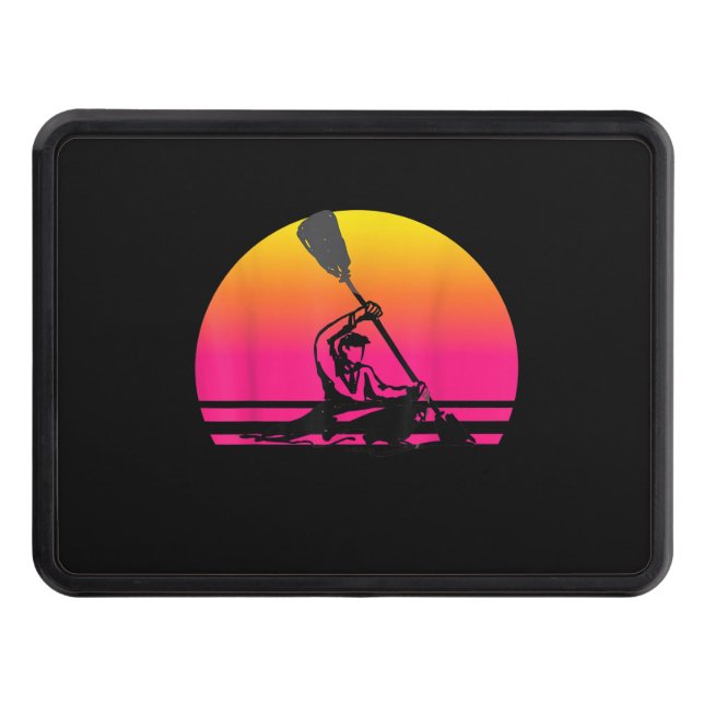 Kayak-fiske i floden Kayaking Dragkroksskydd (Framsidan)