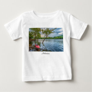 Kayak Flytande Bord Sten Sjö T Shirt