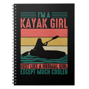 Kayak Girl but Cooler Anteckningsbok
