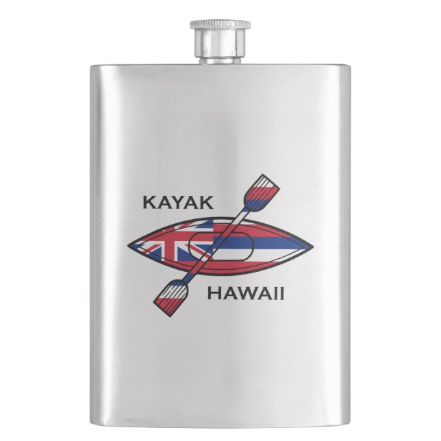 Kayak Hawaii Flagga Fickplunta (Framsidan)