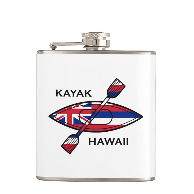 Kayak Hawaii Flagga Fickplunta (Framsidan)