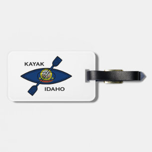 Kayak Idaho Flagga Bagagebricka