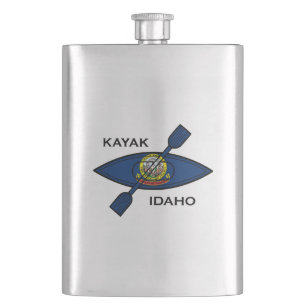 Kayak Idaho Flagga Fickplunta