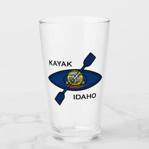 Kayak Idaho Flagga Glaskopp