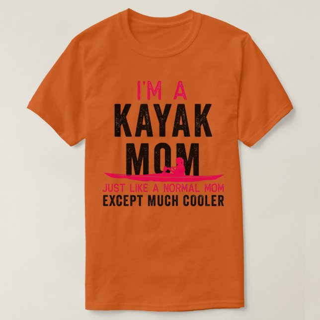 Kayak Im A Kayak Mamma Rosa Gift Kayaking Mörk T Shirt (Design framsida)