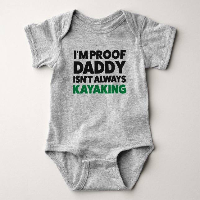 Kayak Jersey Bodykostym för Baby T Shirt (Framsida)