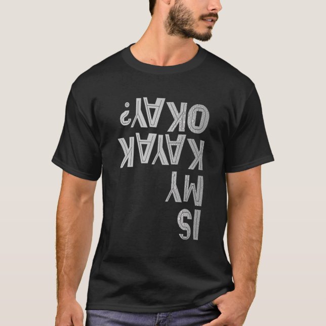 Kayak Joke Whitewater Paddling Team Påsklov K T Shirt (Framsida)