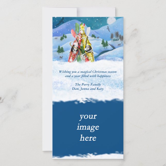 Kayak Julgran - naturens underverk Julkort (Framsida)