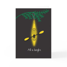 Kayak julkort "Allt är smart"