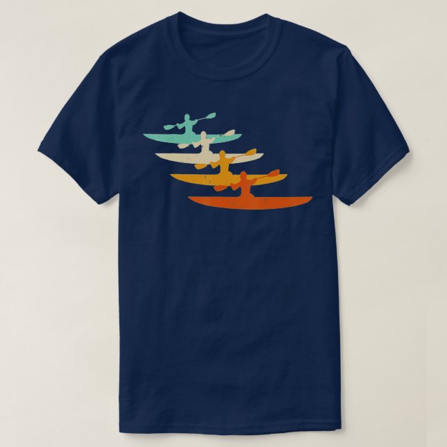 Kayak Kayaking Kayaker Canoe Canoeing Paddle Paddl T Shirt (Design framsida)