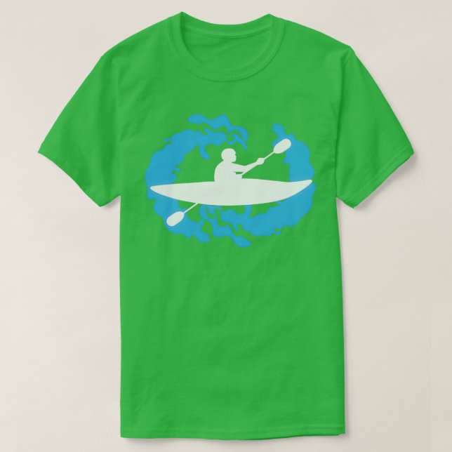 Kayak Kayaking Kayaker Paddling Gift Idea (2) T Shirt (Design framsida)