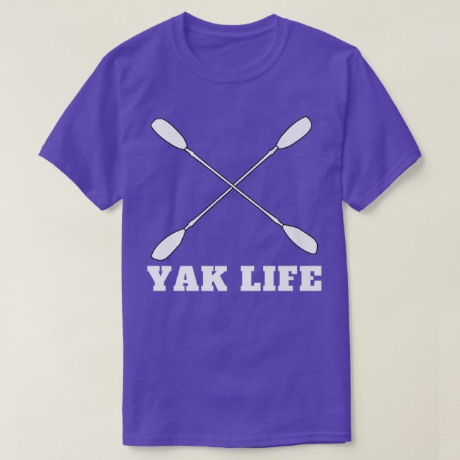 Kayak Kayaking Life Water Sports Paddle Adventure  T Shirt (Design framsida)