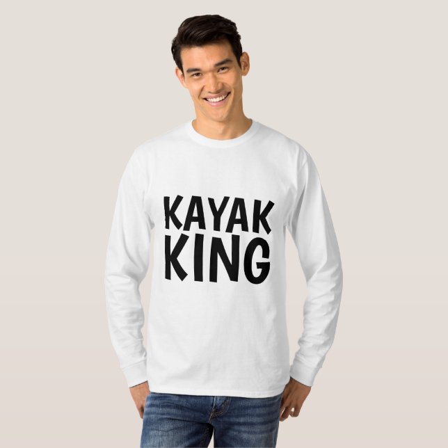 KAYAK KUNG T-shirts, KAYAKING T Shirt (Hel framsida)