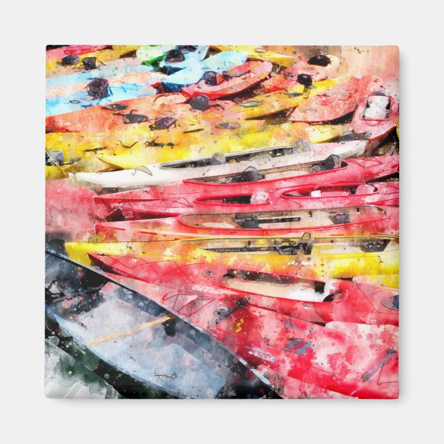 Kayak Magnet (Framsidan)