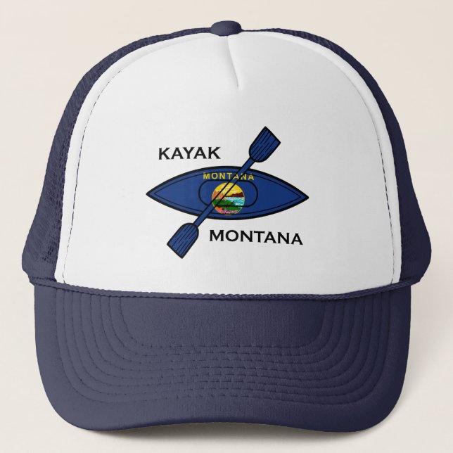 Kayak Montana Flagga Keps (Framsida)