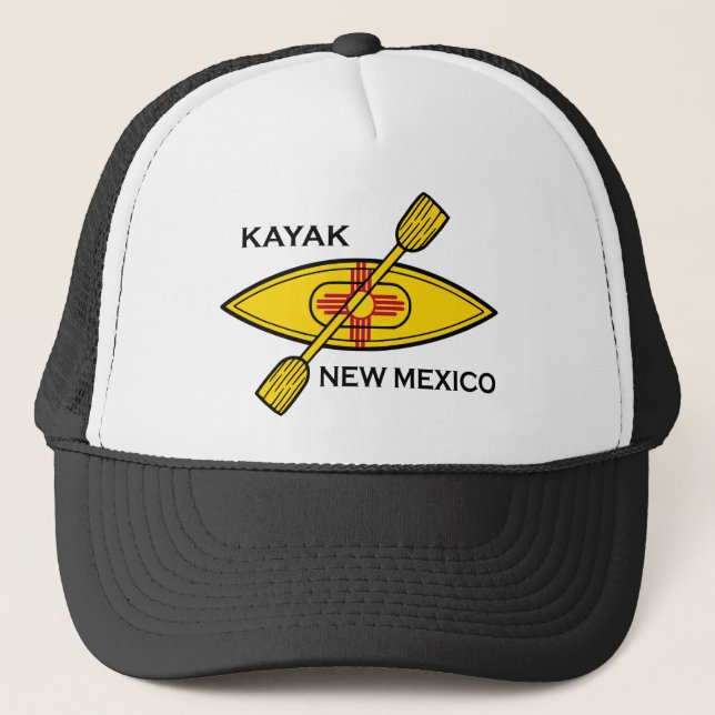 Kayak New mexico Flagga Keps (Framsida)