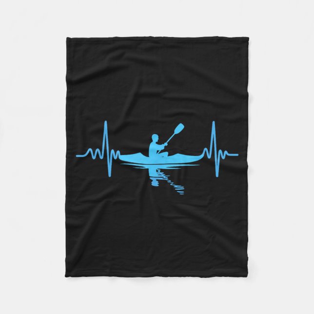 Kayak Novelty For Men Women Kayaker Kayaking Kayak Fleecefilt (Framsidan)