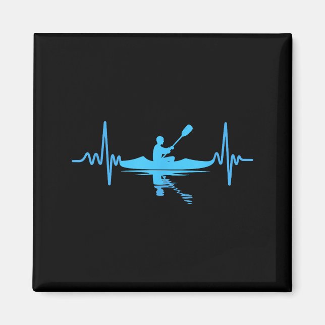 Kayak Novelty For Men Women Kayaker Kayaking Kayak Magnet (Framsidan)