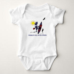 Kayak: Paddles well with other Baby Bodykostym T Shirt