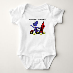 Kayak: Paddles well with other Baby Bodykostym T Shirt