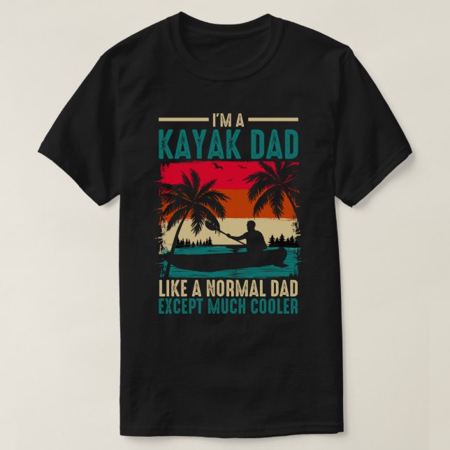 Kayak Pappa T Shirt (Design framsida)
