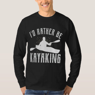 Kayak Raiting Vuxnas Women Manar Paddle Kajak Male T Shirt