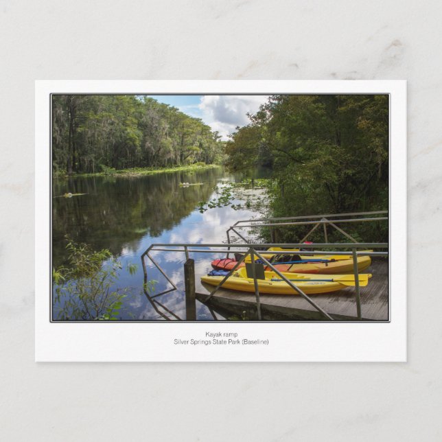 Kayak Ramp Vykort (Framsida)