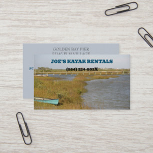 Kayak Rental/Outdoor Nature Guided Tours Kayak Visitkort