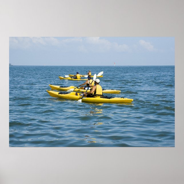 Kayak Resa Skriv ut Poster (Framsidan)