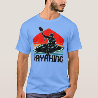 Kayak River Paddling Vintage Kayaking Canoeists T Shirt