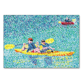 Kayak River Transport Reading Flashcards Bordsnummer