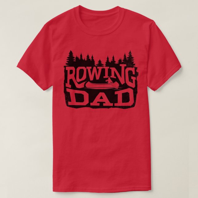 Kayak Rowing Dad T Shirt (Design framsida)
