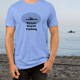 Kayak Silhouette Ocean Kayaking Fishing T Shirt